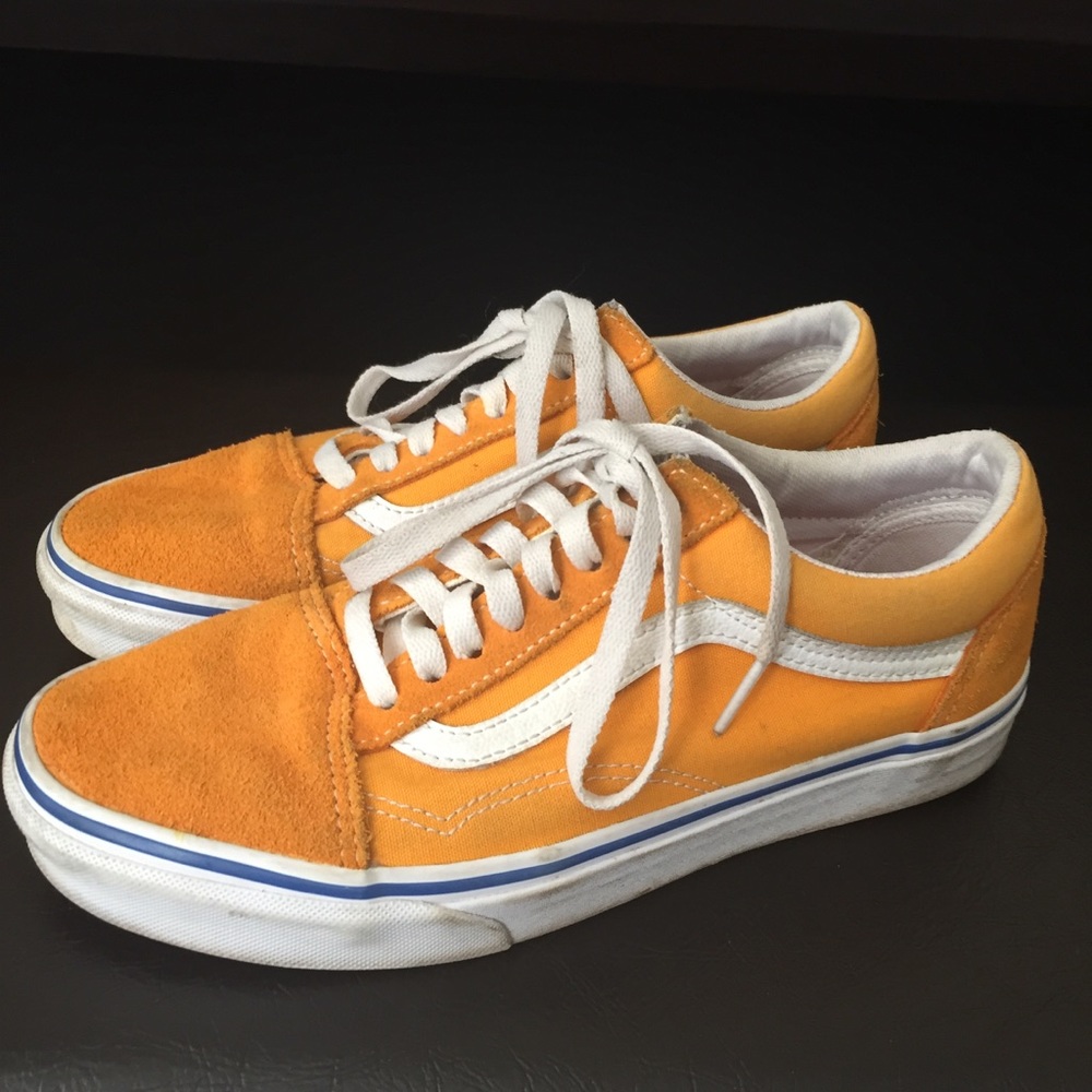Men’s Yellow Vans Low Top